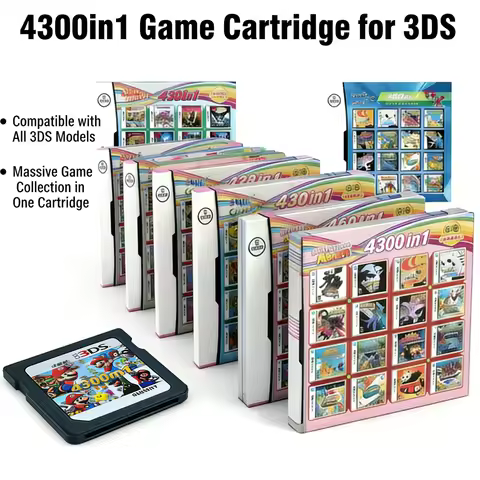 High Quality Pokemon Game Card Multi Games 4300 in1 Compilation DS NDS 3DS 3DS Game Cartridge Card H