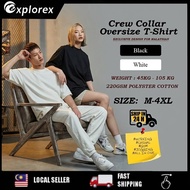 EXPLOREX TEE OVERSIZE TSHIRT UNISEX TSHIRT MEN TSHIRT DAILY TSHIRT ESSENTIALS TSHIRT 220 GSM POLYSTE