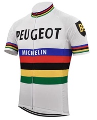 【New Arrivals】 Men Cycling Jersey Bike Retro Blue Clothing Cycling Wear Racing Clothes Cycling Cloth
