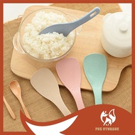 Kitchen Rice Paddle Scoop Spoon Wheat Stalk Rice Paddle Scoop Non-stick Large Spoon 厨房米桨勺小麦杆米桨勺不粘大勺 Dapur Beras Dayung Sudu Sudu Gandum Tangkai Beras Dayung Sudu Tidak Melekat Sudu Besar