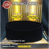 AC Songkok Cap, Plain Black Wadimor Cap, Black Cap, Plain Cap, Black Songkok, Plain Songkok, Kopiah