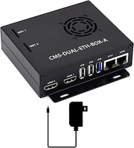 Waveshare Gigabit / 2.5G Dual Ethernet Base Board, Compatible with Raspberry Pi CM5. Dual RJ45 Ether