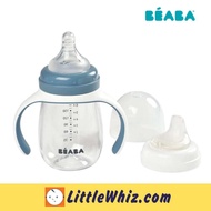 Beaba: 2 in 1 Bottle to Sippy Learning Cup 210ml