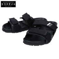 Prada [Excellent Condition] 2X3002 Velcro Leather Slide Sandals, Size 6 1/2
