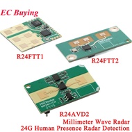 R24AVD2 R24FTT1 R24FTT2 24G Millimeter Wave Radar Module Human Presence Motion Distance Perception R