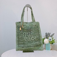 TK1967 Chloe 蔻依夏日肩帶包包Summer Banana Tote Bag Green