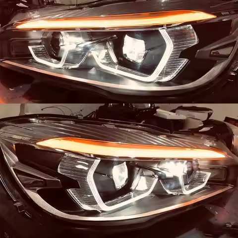 Car Styling Head Lamp For BMW 2 series F45 F46 15-19 turn signal LED Headlight 218i 220i DRL Hid Hea