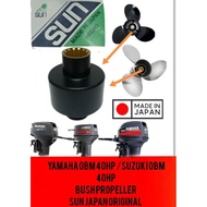 MADE IN JAPAN YAMAHA /SUZUKI OBM 40HP Bush Propeller 663-45987 # 2 stroke outboard engine part