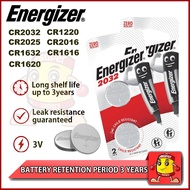 / /Energizer Battery Coin 2pcs (CR2032-CR2016-CR2025-CR1620-CR1616-CR1632-CR1220).