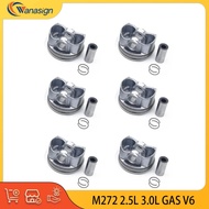 AUTO ENGINE PARTS Pistons & Rings Set For Mercedes-Benz C E CLK CLS ML R S SL SLK 2.5L 3.0L V6 GAS D