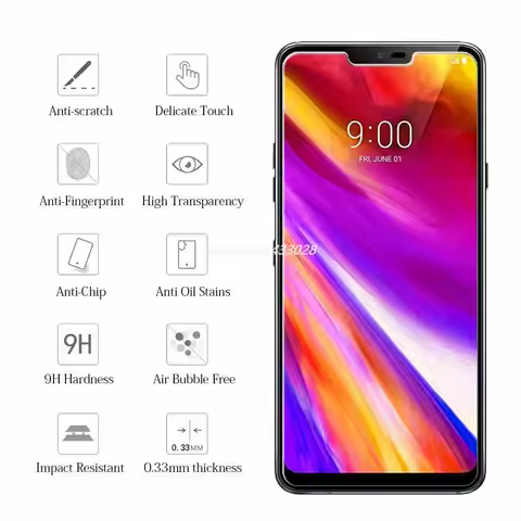2.5D 9H Tempered Glass For LG V50 G7 Plus Power G7plus G7power Screen Protector For LG G8 G8S ThinQ
