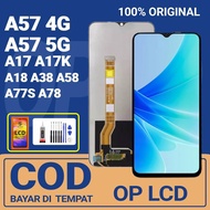 LAYAR [ORIGINAL] LCD OPPO A57 / A17 / A17K / A18 / A77s / A77 / A38 / A58 5G / A78 5G Original elsid