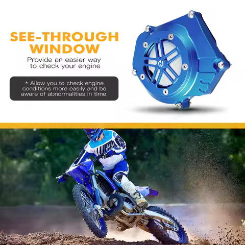 NICECNC For Yamaha YZ250 YZ 250 1999-2024 Motorcycle Crankcase Cover Stator Generator Cover For Yama