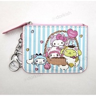 Sanrio Characters Hello Kitty My Melody Pompompurin Cinnamoroll Ezlink Card Pass Holder Coin Purse Key Ring