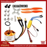 2212 2200KV Motor+30A ESC+6035 Propeller+Propeller Protector Electric Motor Kit for RC Airplane Moto