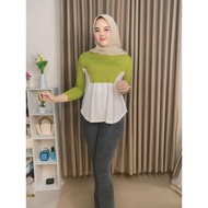 Azalea Blouse Combination 7 Sleeves/8 Women's Spandex Rayon Blouse