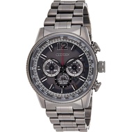 No Citizen Citizen Mens Eco-Drive Nighthawk Stainless Steel and Dial Watch CA4377-53H Grey Chronogra