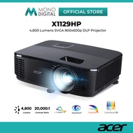 ACER X1129HP 4,800 ANSI LUMENS DLP PROJECTOR SVGA (800x600), CONTRAST RATIO: 20,000:1. WITH BUILT-IN