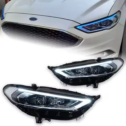 AKD Car Styling for Ford Fusion Headlights 2017-2020 Mondeo LED Headlight Dynamic Signal Animation D
