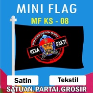 Mini FLAG KERA SAKTI / MINI FLAG MOTIF KERA SAKTI / MINI FLAG CUSTOM PRINTING WHOLESALE PARTY UNIT