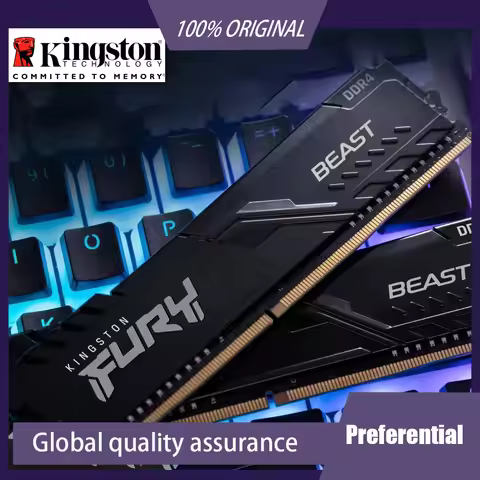 Kingston Fury Beast DDR4 16GB 3200MHZ 3600MHz Desktop Memory 288Pin DIMM DDR4 RAM Desktop Memory Sin
