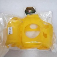 Rubber Rubber Body Silicone cover case for Nikon D810 yellow