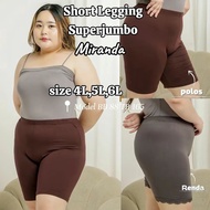 Miranda Short Leggings / Shorts / Stripes SUPER JUMBO BB 70 - 110 kg Cool Rayon Spandex Material - S