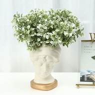 [Ready Stock] Lan Kwai Fong Simulation Green Plant Plastic Milan Leaf Tie Bundle Engineering Decorat