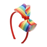Headband Rainbow Ribbon Multicolor Bow LGBT LGBTQ PRIDE Hair Accessories