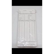 TIME CARD/ DTR PER PACK