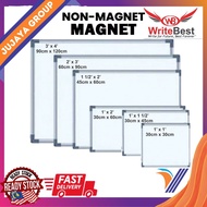 [TPE] Magnetic Whiteboard Alluminium Frame 30cm x 30cm / 30cm x 45cm / 30cm x 60cm / 45cm x 60cm