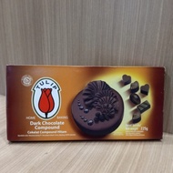 Tulip Chocolate Compound Dark Milk White Cokelat Hitam Susu Putih Bahan Baking Campuran Kue Cake Mix