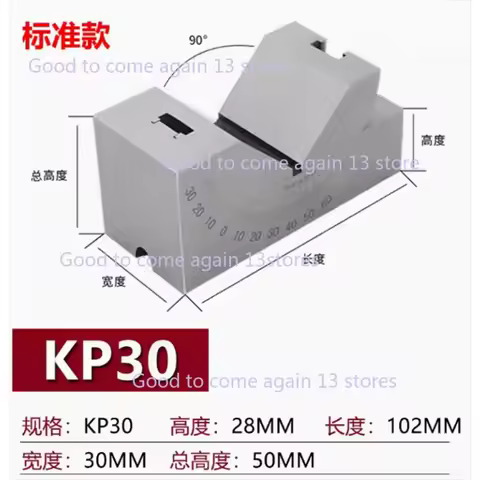 High Quality KP30 Milling Precision 90Celsius Adjustable Angle V Block 0-60Celsius Vice Grip Hold Cl