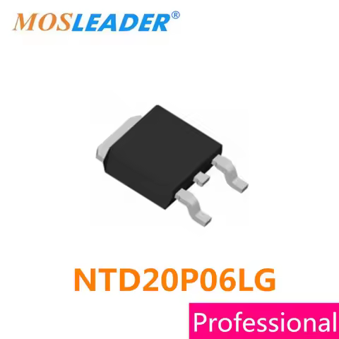 Mosleader NTD20P06LG TO252 100PCS 500PCS 1000PCS NTD20P06L NTD20P06 20P06 P-Channel 60V 15.5A Made i