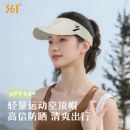 361°Genuine Autumn Running Empty Top Sun Protection Cap Women Outdoor Sports Tennis Cap Baseball Cap