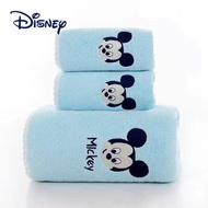 MINISO Disney Mickey 70X140CM Children Bath Towel Kawaii Minnie Fashion Print Bathrobes Cartoon Dona
