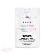 Grade Saver Pro  Pro Card Sleeves with Easy Pull Tab 100 Count