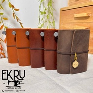 A7 - FULL GRAIN COWHIDE LEATHER COVER TRAVELERS NOTEBOOK MIDORI JOURNAL Leather Journal
