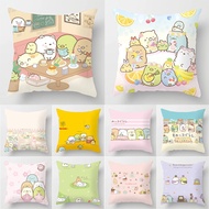 Decorative Sofa Pillow Cushion Cover sumikko gurashi Pattern Short Plush Throw Pillows Sofa Pillow Case Home Decor 40x40/45x45/50x50cm