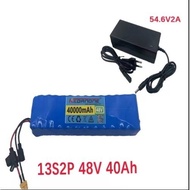 Electric Bicycle Battery 48v 40Ah 18650 Lithium ion battery pack 13String2and+Charger