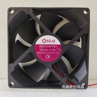 Brand New SZJZ KD2409PTB1 PTS1 DC24V Welding Cabinet CPU Square Ventilation Cooling Fan