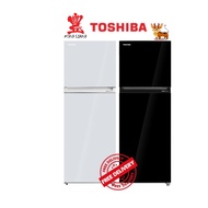 TOSHIBA GR-RT559WE-PMX(21S- WHITE GLASS or 22S-BLACK GLASS) 2 DOOR FRIDGE (411L)- 3 TICK