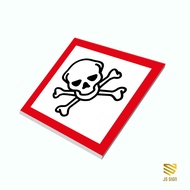 SAFETYSIGN K3 SYMBOL MATERIAL B3 - ELECTRICAL MATERIAL + 3MM PLATE