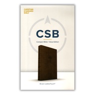 CSB Compact Bible Value Edition, Brown LeatherTouch