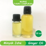 minyak atsiri jahe murni 100% penyulingan ginger pure essential oil - 50 ml