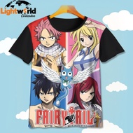 Children's 3D T-Shirt Cartoon FairyTail v3 T'Shirt 3D Printing Anime FairyTail v3 For Ages 1-12 Year