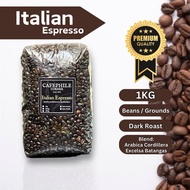 Italian Espresso Baguio Beans and Ground Coffee (1000g / 1kg)