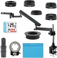Ryanong Microscope Observation 55MP HDMI USB Video Microscope Camera Adjustable Direction Clamp Arm