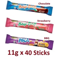Corn Stick - Bagi-bagi Choculate / Bagi-bagi Strawberry / Pika BBQ (11g x 40 Sticks)