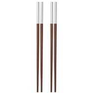 (IK) 24CM SOTBJORNBAR CHOPSTICKS 2 PAIRS BROWN